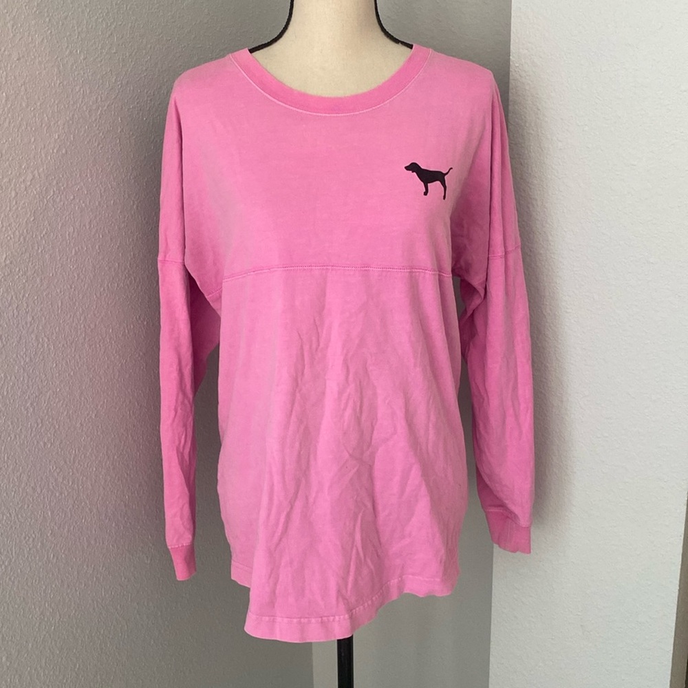 Victorias Secret PINK Spirit Jersey Long Sleeve Tshirt